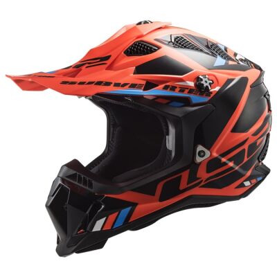 LS2 MX700 SUBVERTER-06 STOMP off-road helma fluo-oranžová/černá